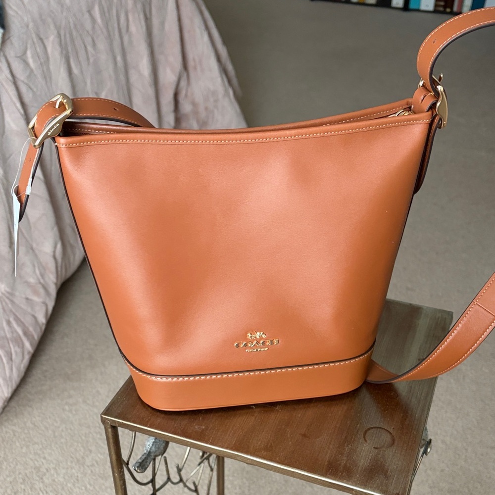 Coach Caramel Leather Shoulder Bag